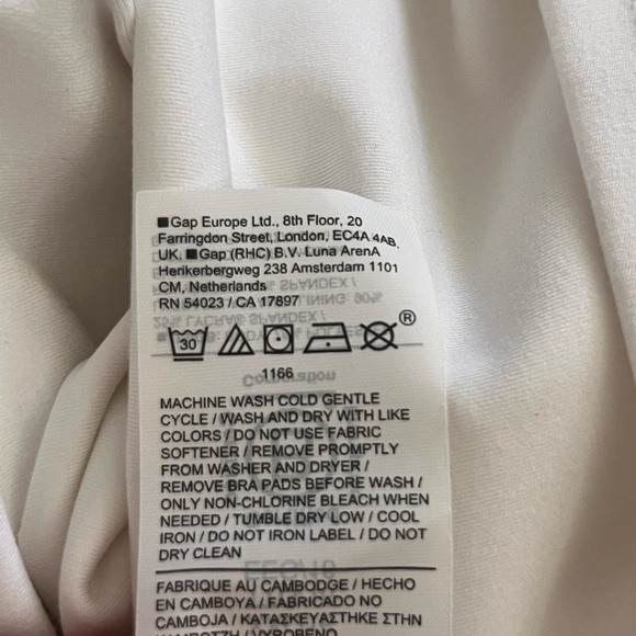 Athleta Girl Every day Dress Size XXL-16 White Built in Bra And Shorts - Picture 4 of 7